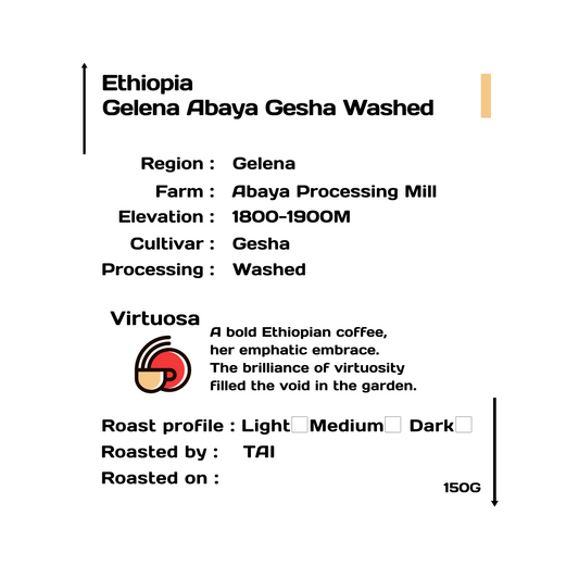 Ethiopia Gelena Abaya Gesha Washed