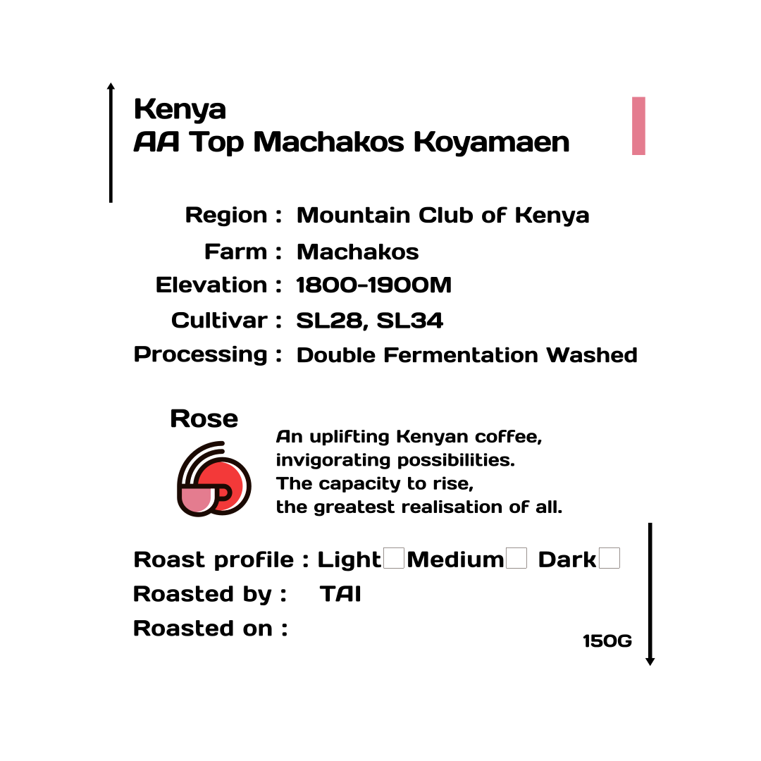 kenyan coffee sl28, sl34 double fermentation washed