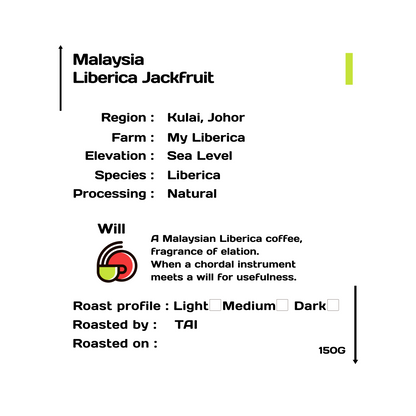 Malaysia liberica jackfruit natural processed coffee